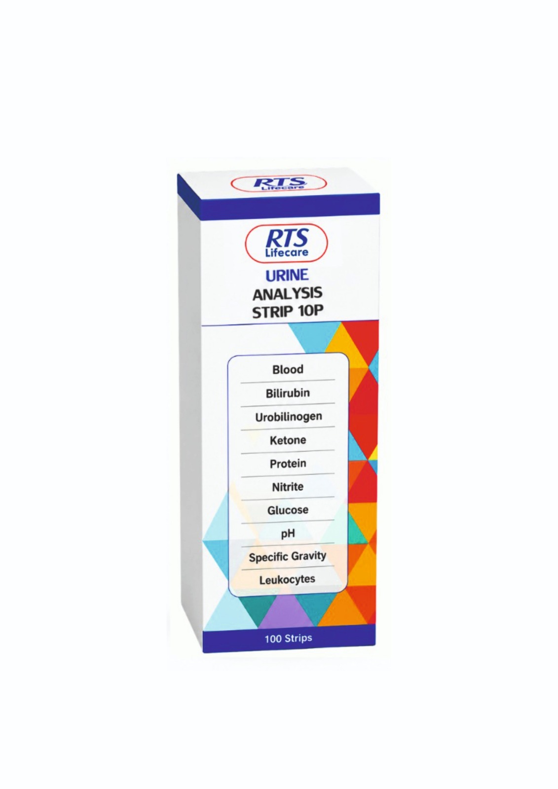 RTS Lifecare Urine Analysis Strip 10 P Test
